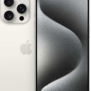 Apple iPhone 15 Pro Max 256GB White Titanium 5G (USA Version, e-SIM only)